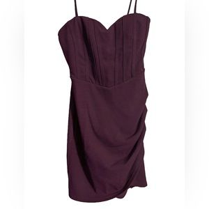 Windsor Plum Corset Mini Dress Only Worn Once